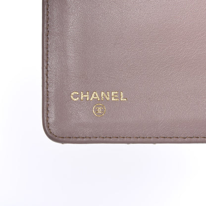Chanel Metallic Calfskin Diamond Stitched Yen Wallet Gold 7 of 11