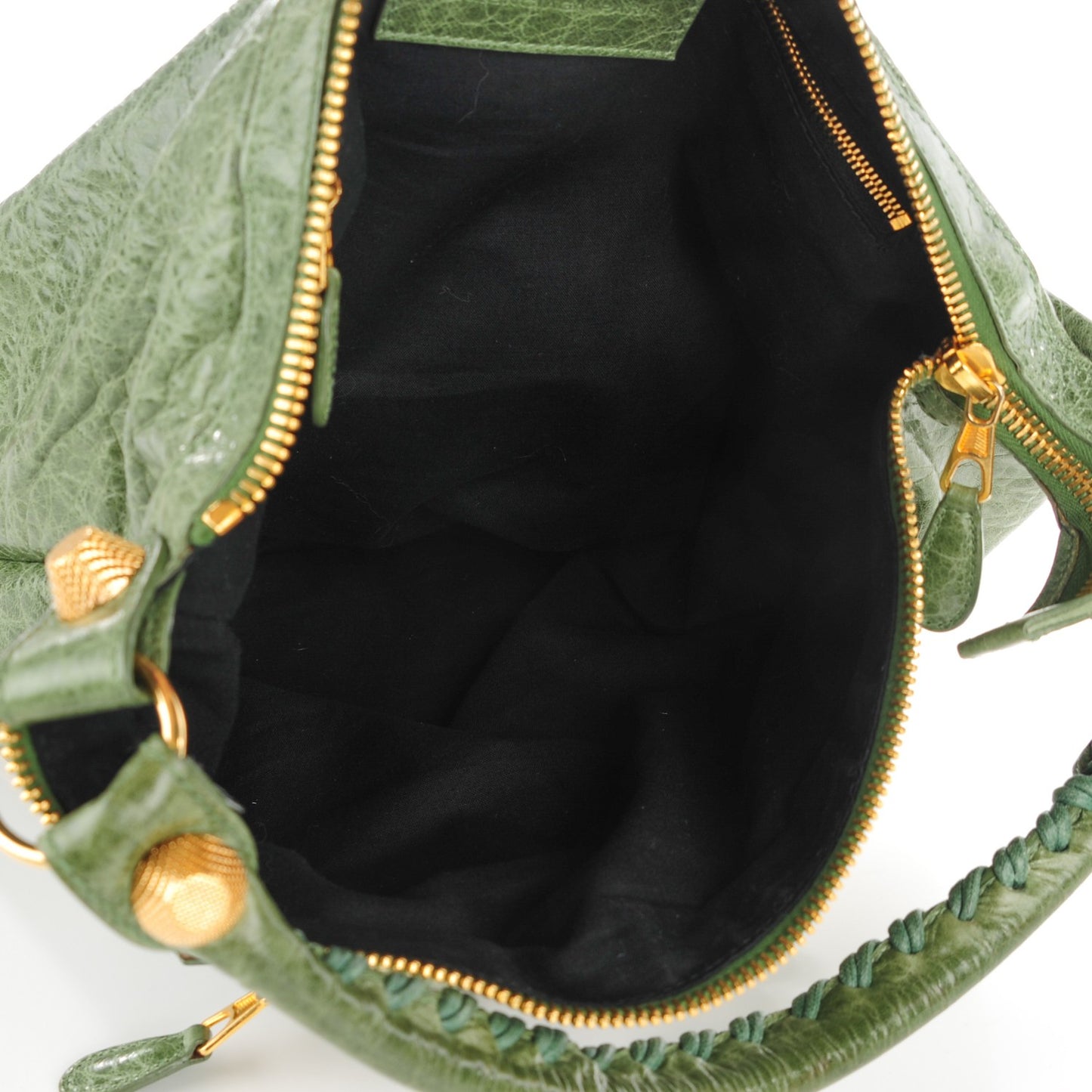 Agneau Giant 21 Gold Hardware Day Hobo Sage Green