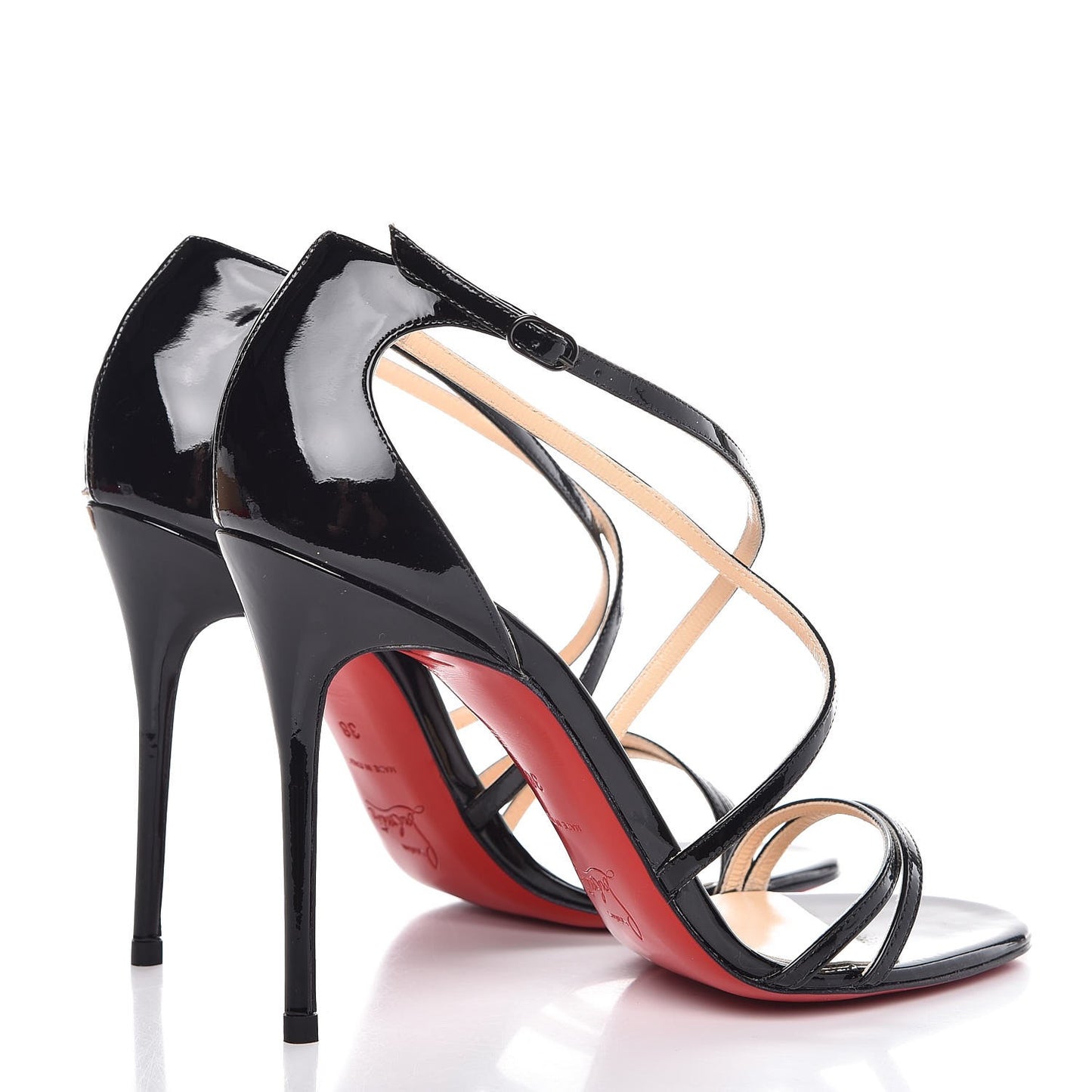Patent Gwynitta 100 Sandals 38 Black