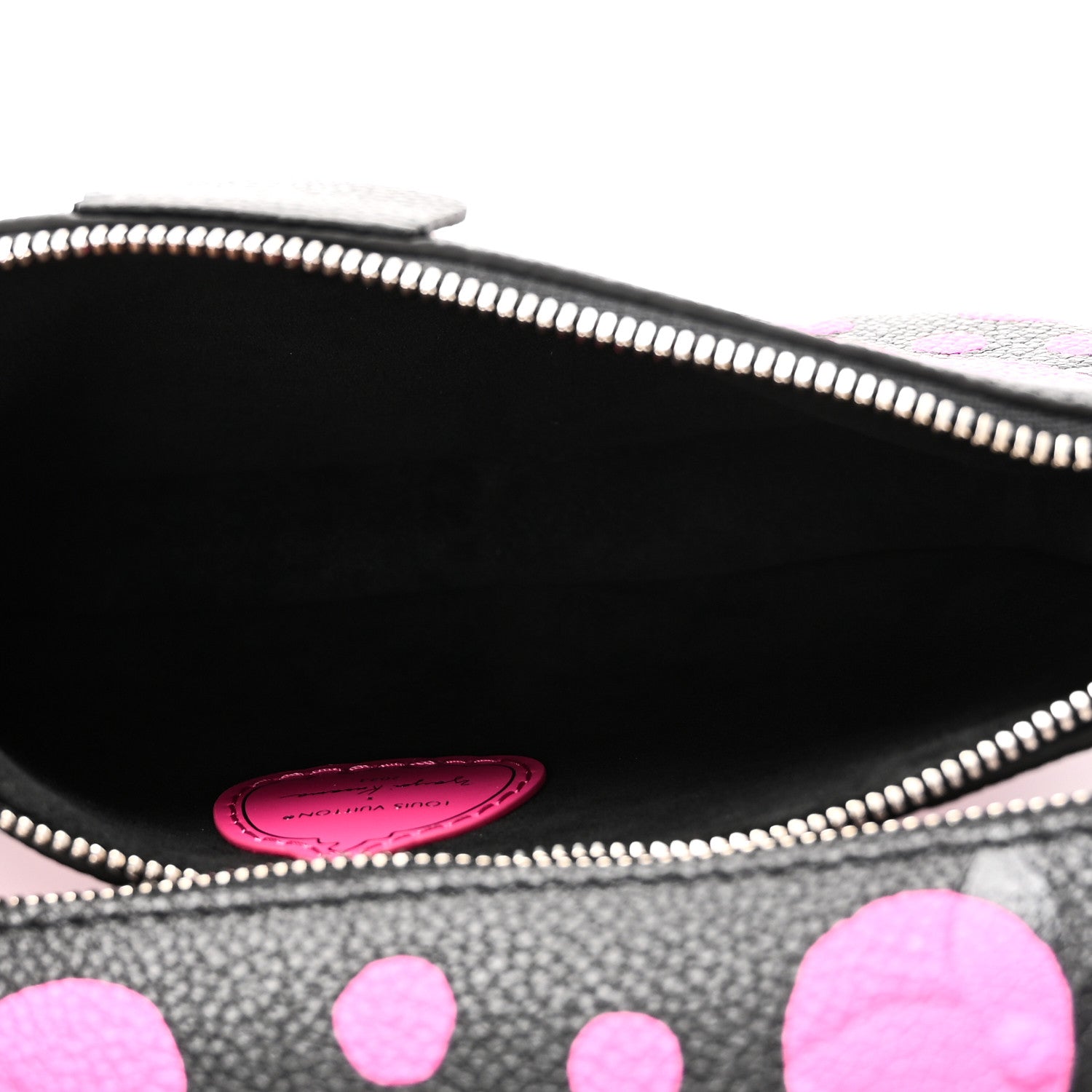 Louis Vuitton LV X YK Empreinte Multi Pochette Accessories Black Fuchsia 7 of 11