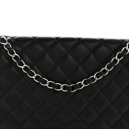 Chanel Caviar Quilted Maxi Double Flap Black 8 of 13