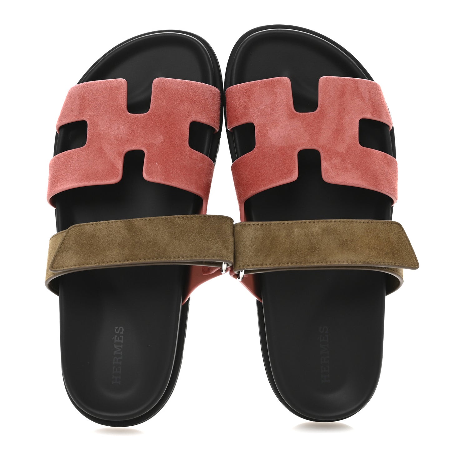 Suede Goatskin Womens Chypre Sandals 37.5 Rose Du Desert Toundra