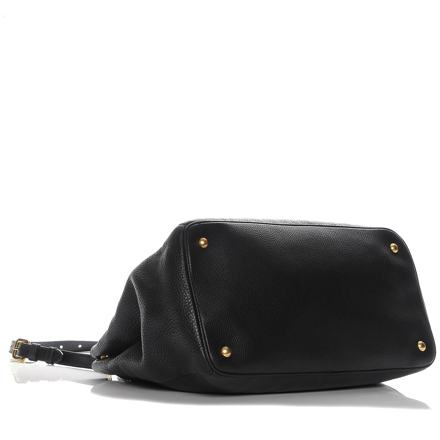 Vitello Daino Tote Nero Black