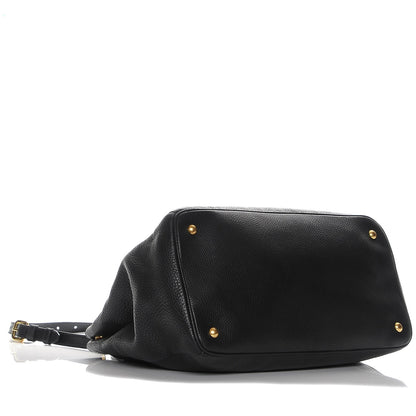 Prada Vitello Daino Tote Nero Black 15 of 21