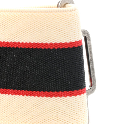 Gucci Jacquard Crystal Stripe Butterfly Belt 80 32 White 5 of 5