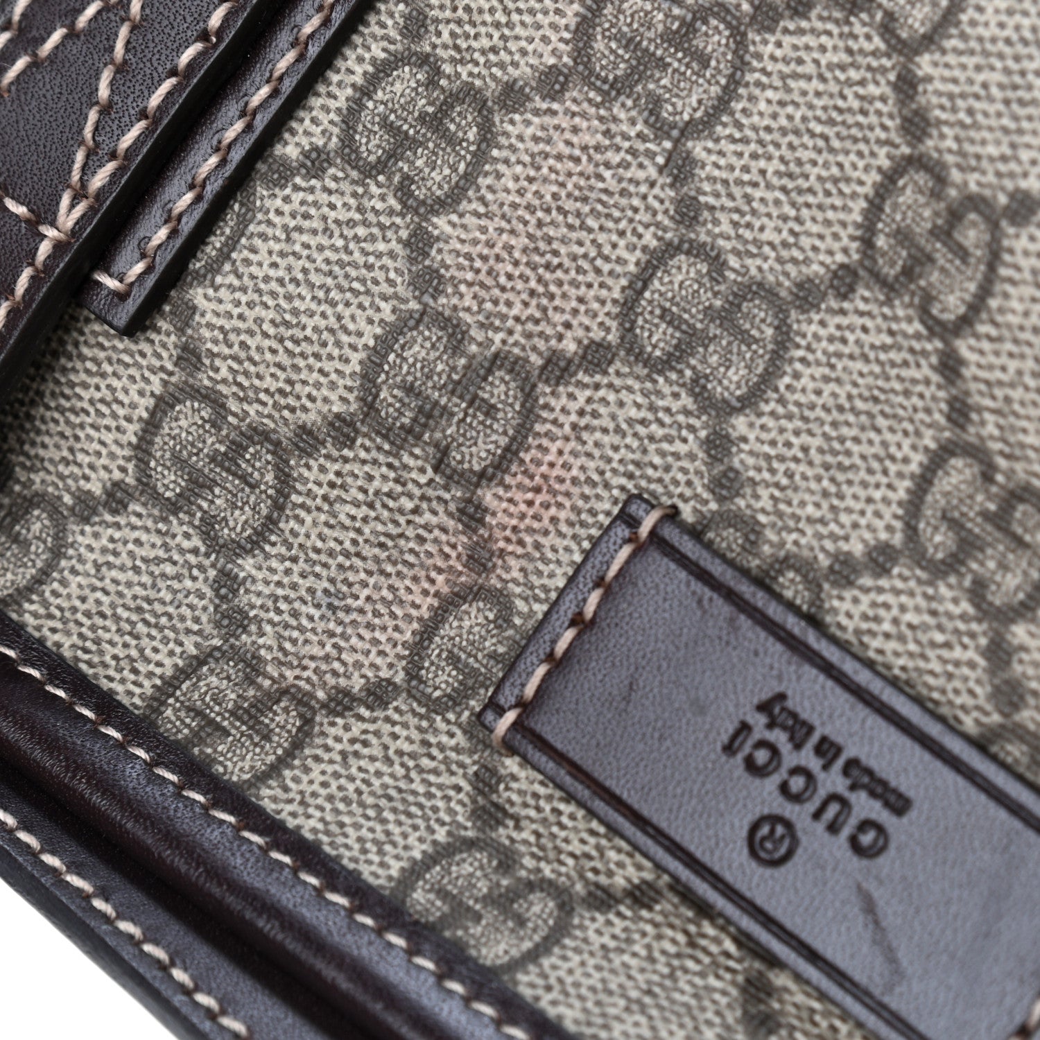 Gucci GG Supreme Monogram Small Joy Tote Dark Brown 7 of 9