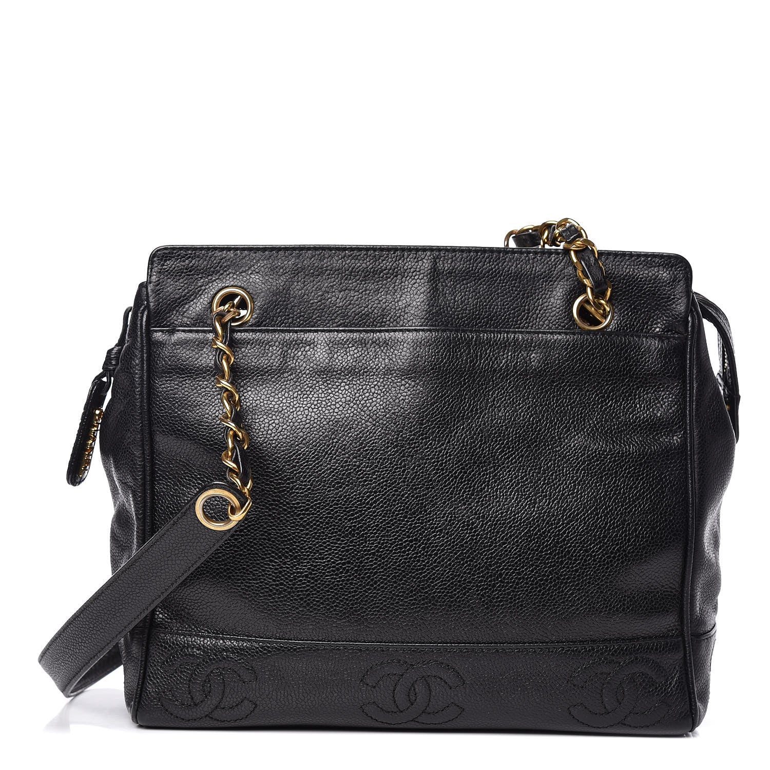 Chanel Caviar CC Shoulder Bag Black 1 of 11