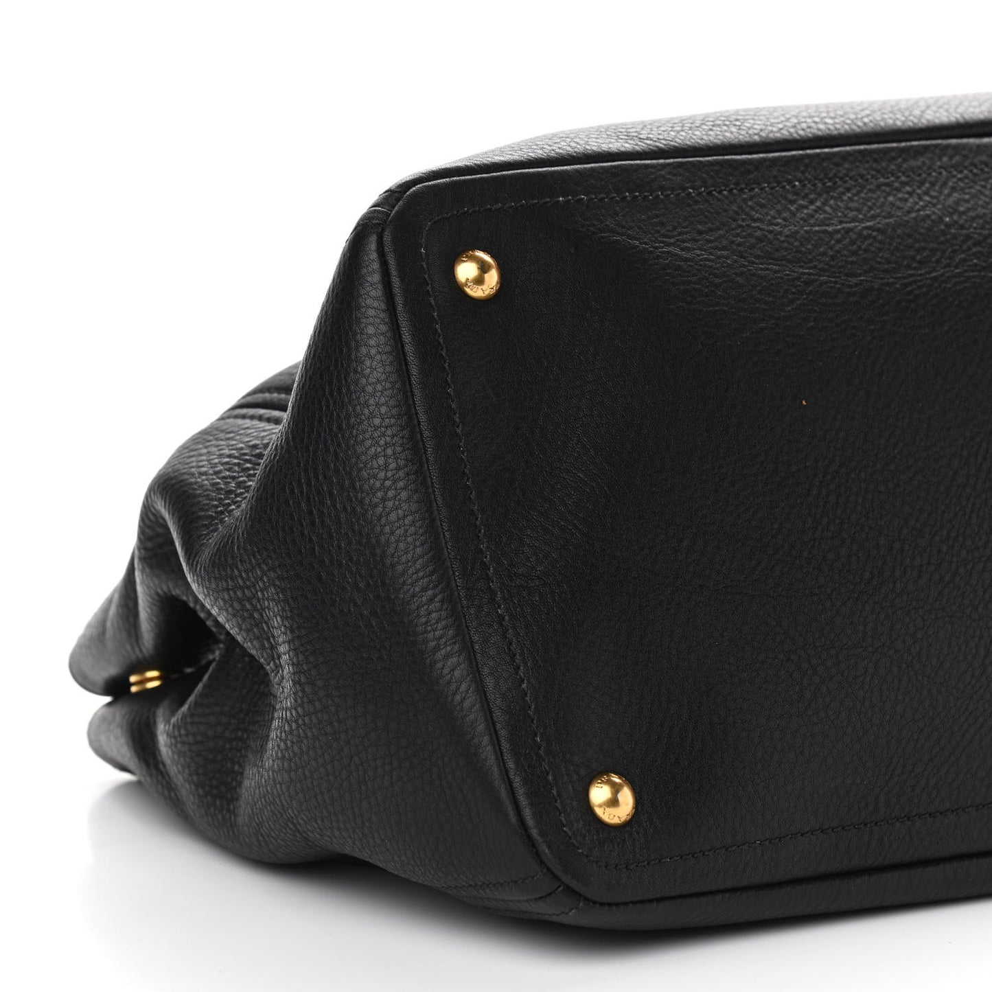 Vitello Daino Tote Black