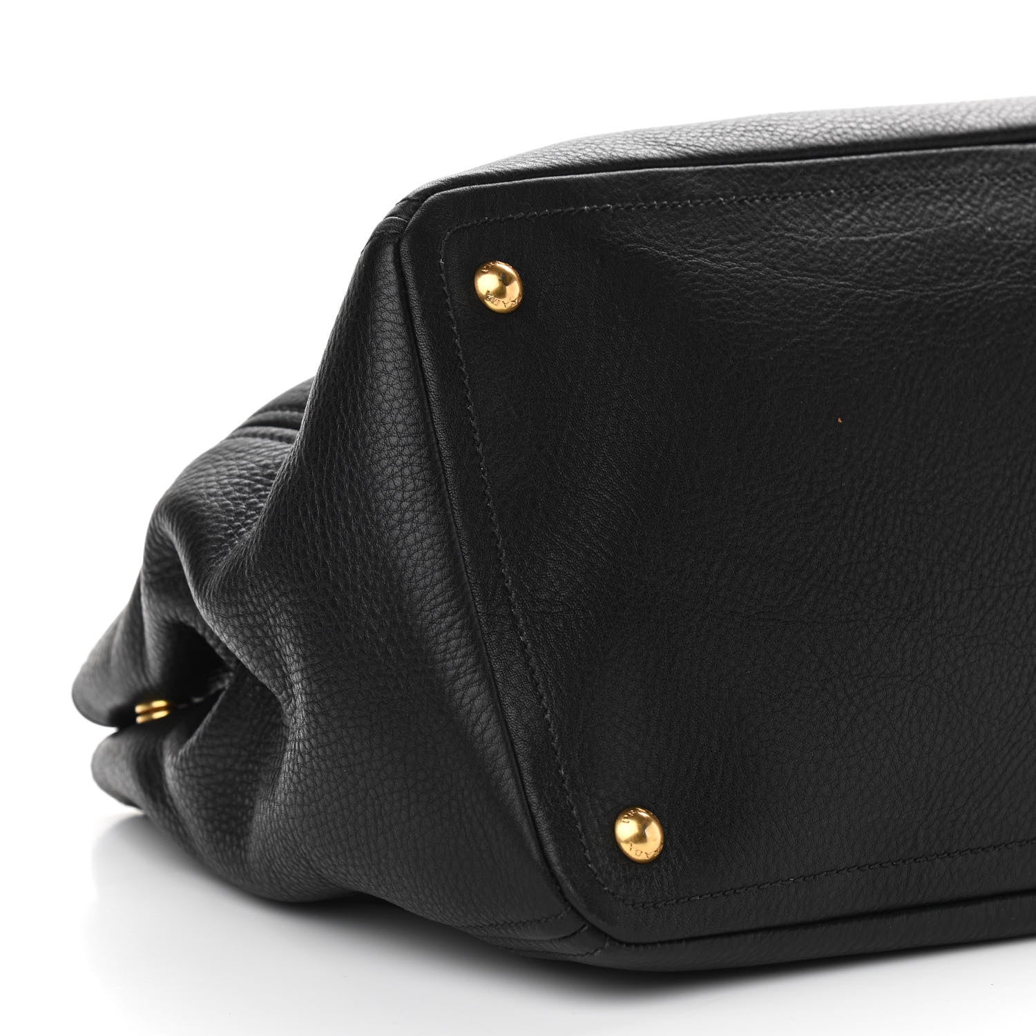 Prada Vitello Daino Tote Black 7 of 8