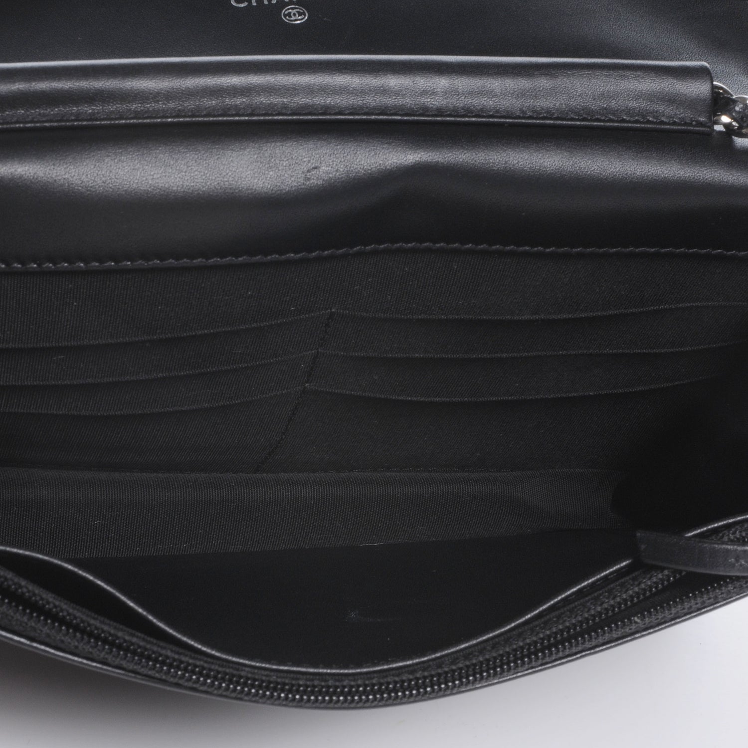 Chanel Caviar Wallet on Chain WOC Black 7 of 9