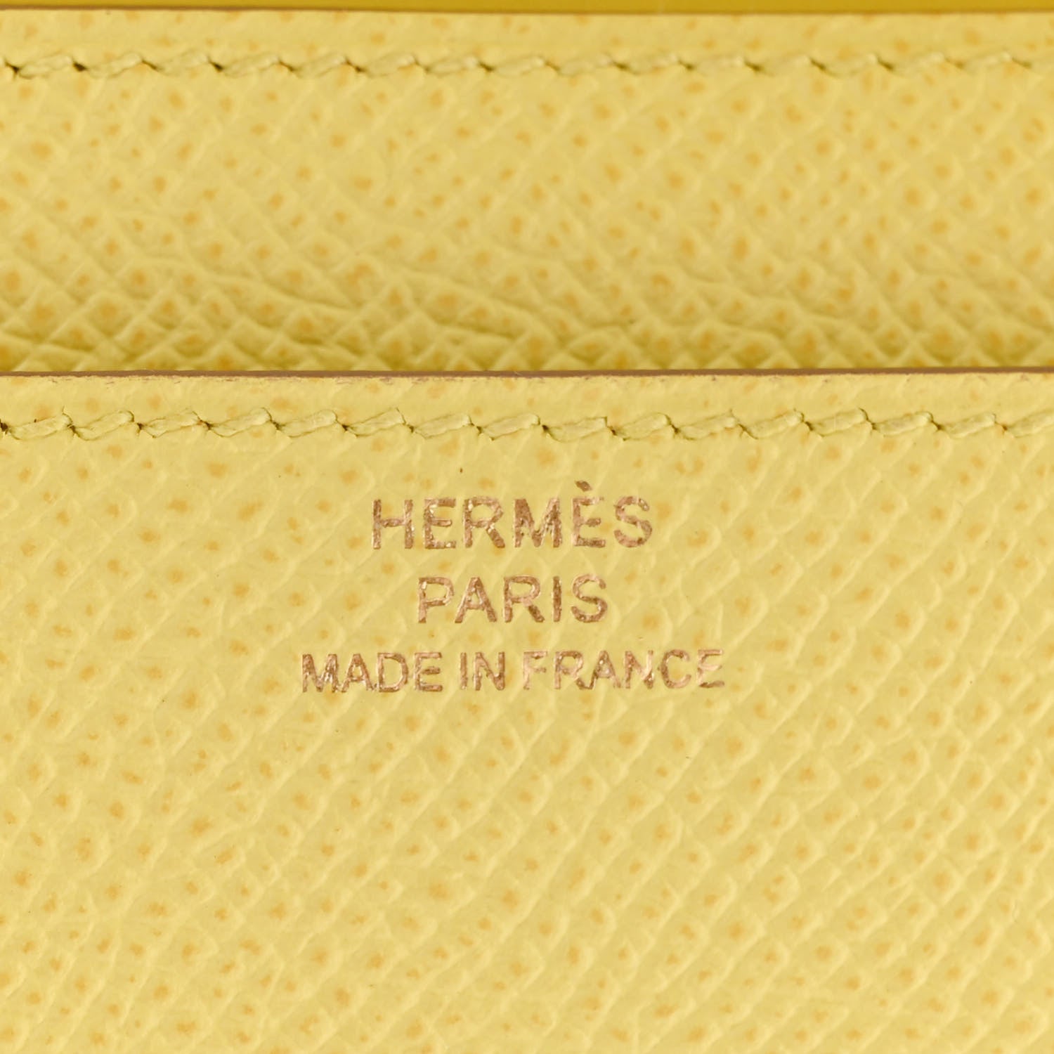 Hermes Epsom Constance Long Wallet Lime 6 of 16