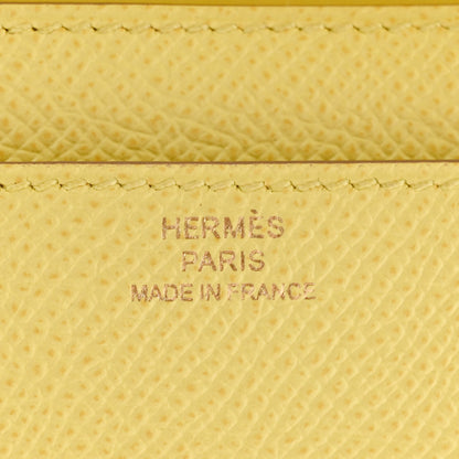 Hermes Epsom Constance Long Wallet Lime 6 of 16
