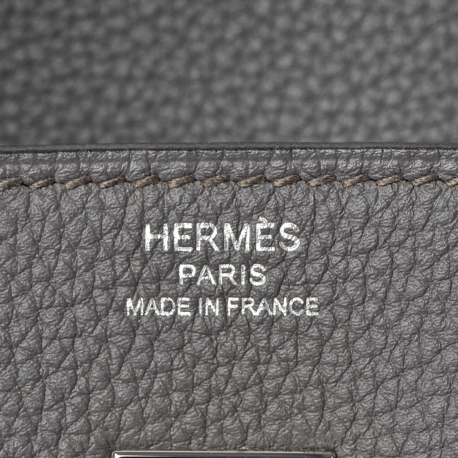 Hermes Togo Birkin 25 Etain 19 of 34