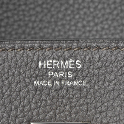 Hermes Togo Birkin 25 Etain 19 of 34