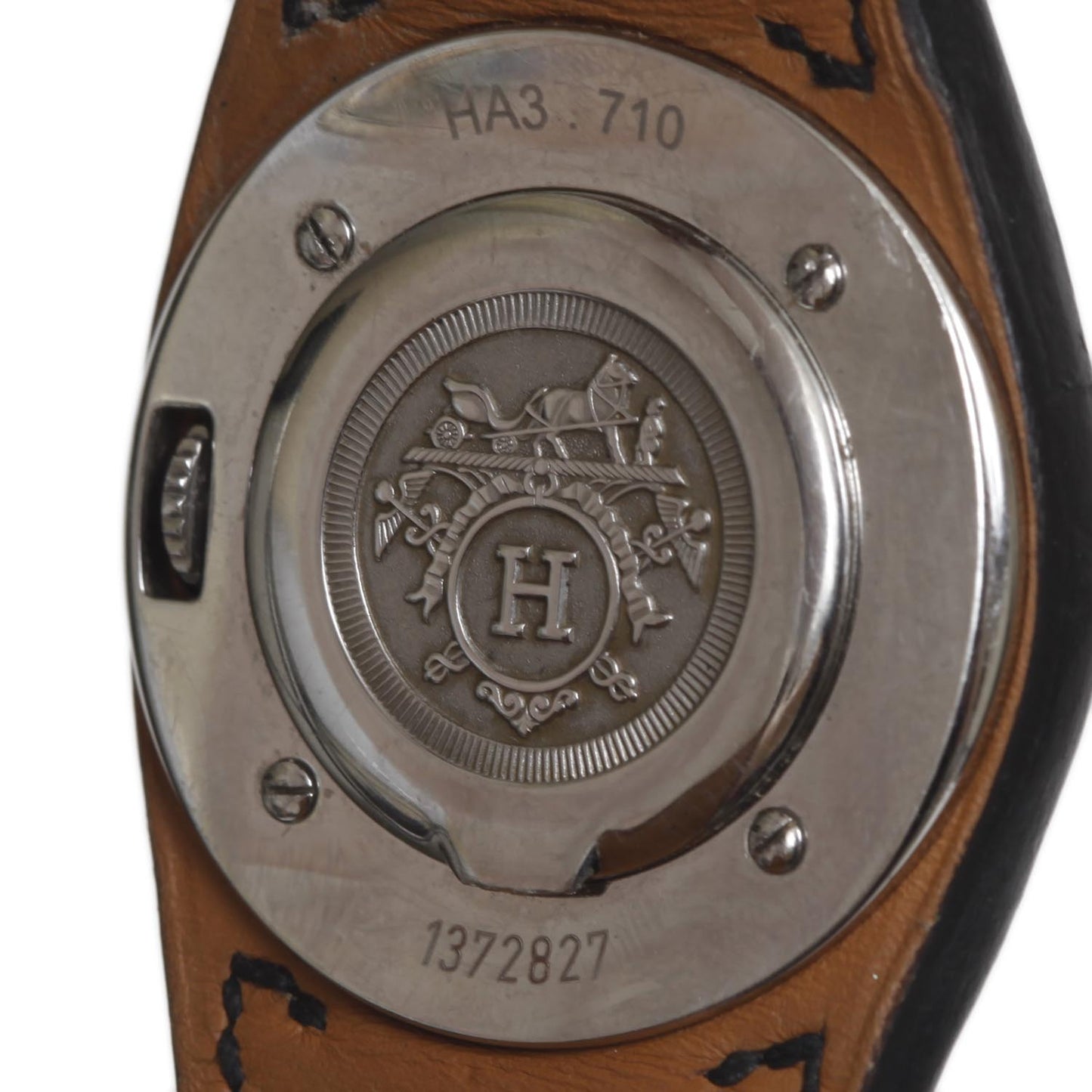 Stainless Steel Barenia 30mm Harnais Quartz Watch Noir