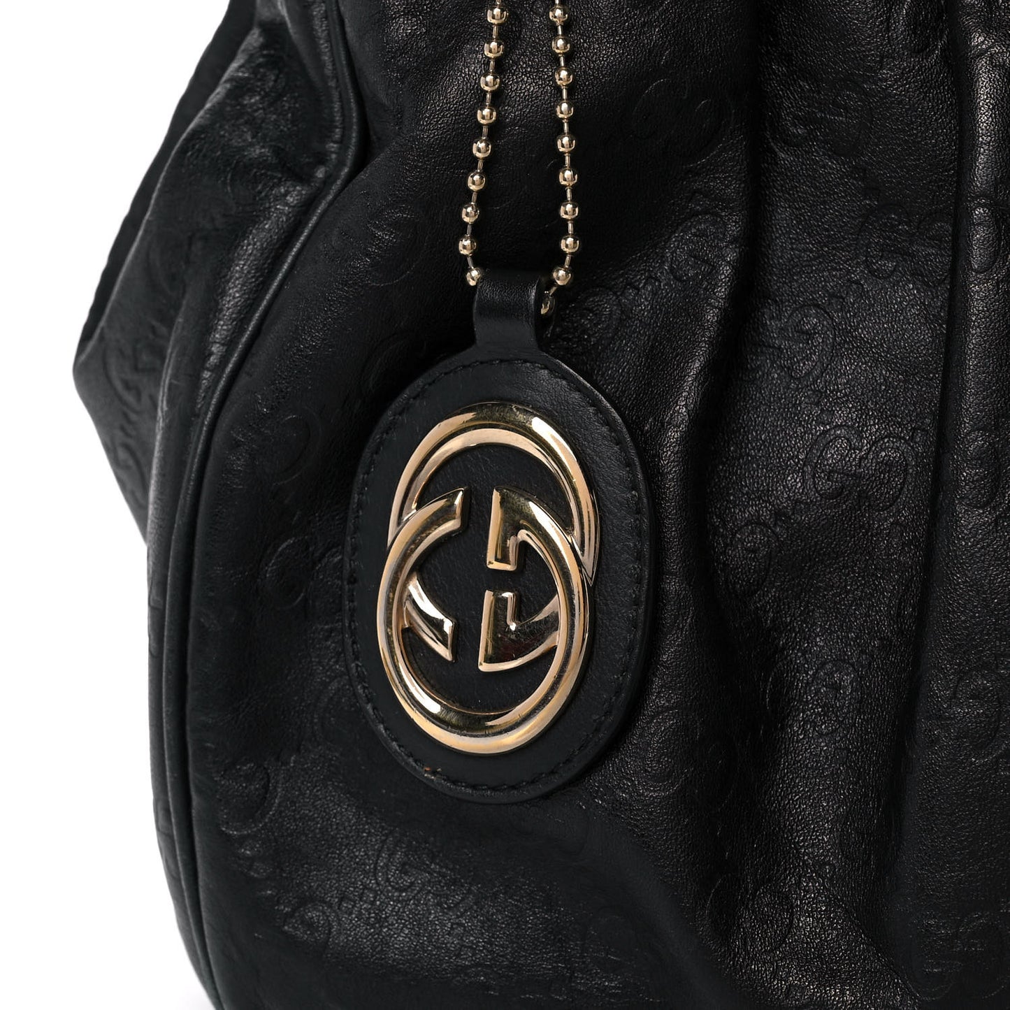 Guccissima Medium Sukey Tote Black