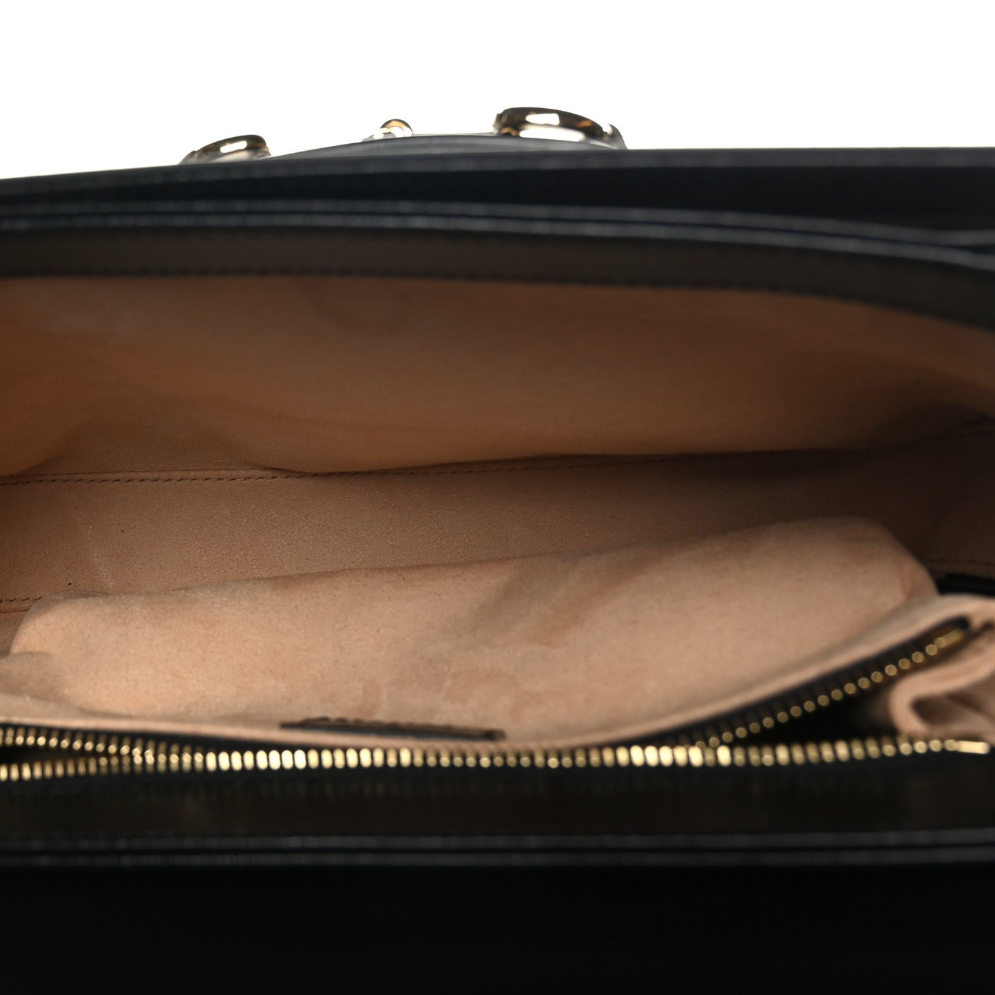 Azalea Calfskin Horsebit 1955 Shoulder Bag Black