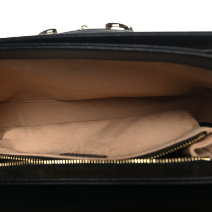 Gucci Azalea Calfskin Horsebit 1955 Shoulder Bag Black 5 of 9