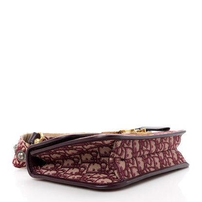 Christian Dior Oblique Dioraddict Flap Bag Burgundy 4 of 10