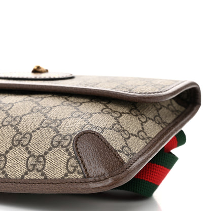 Gucci GG Supreme Monogram Neo Vintage Web Belt Bag Brown 10 of 10