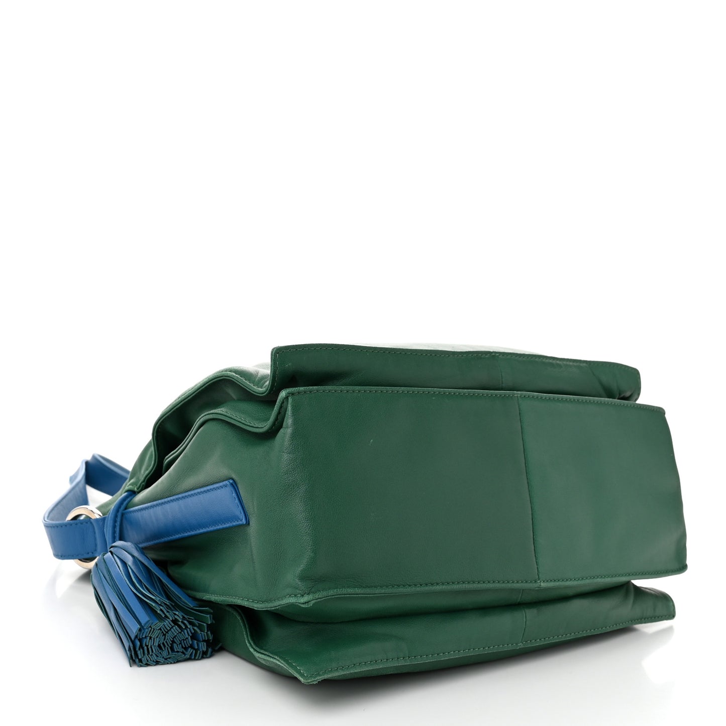 Calfskin Flamenco Shoulder Bag Green