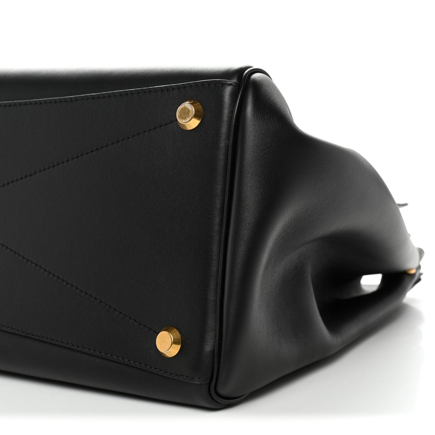 Smooth Calfskin Medium Bel Air Carry All Bag Black