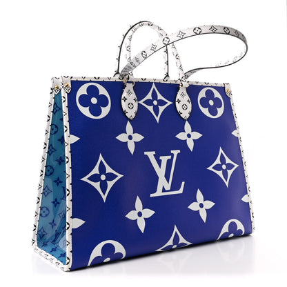 Louis Vuitton Monogram Giant Hawaii Onthego Blue 3 of 10