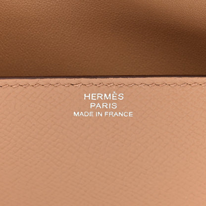 Hermes Epsom Quelle Idole Picto Kelly Doll Handbag Nata Mauve Sylvestre Lime Chai 10 of 14