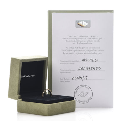 Van Cleef & Arpels 18K Yellow Gold 4mm Toujours Wedding Band Ring 55 7.25 5 of 5