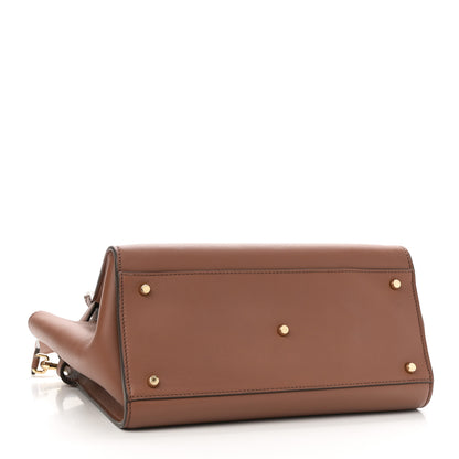 Dolce & Gabbana DOLCE GABBANA Vitello Morbido Large Sicily 62 Bag Brown 4 of 9