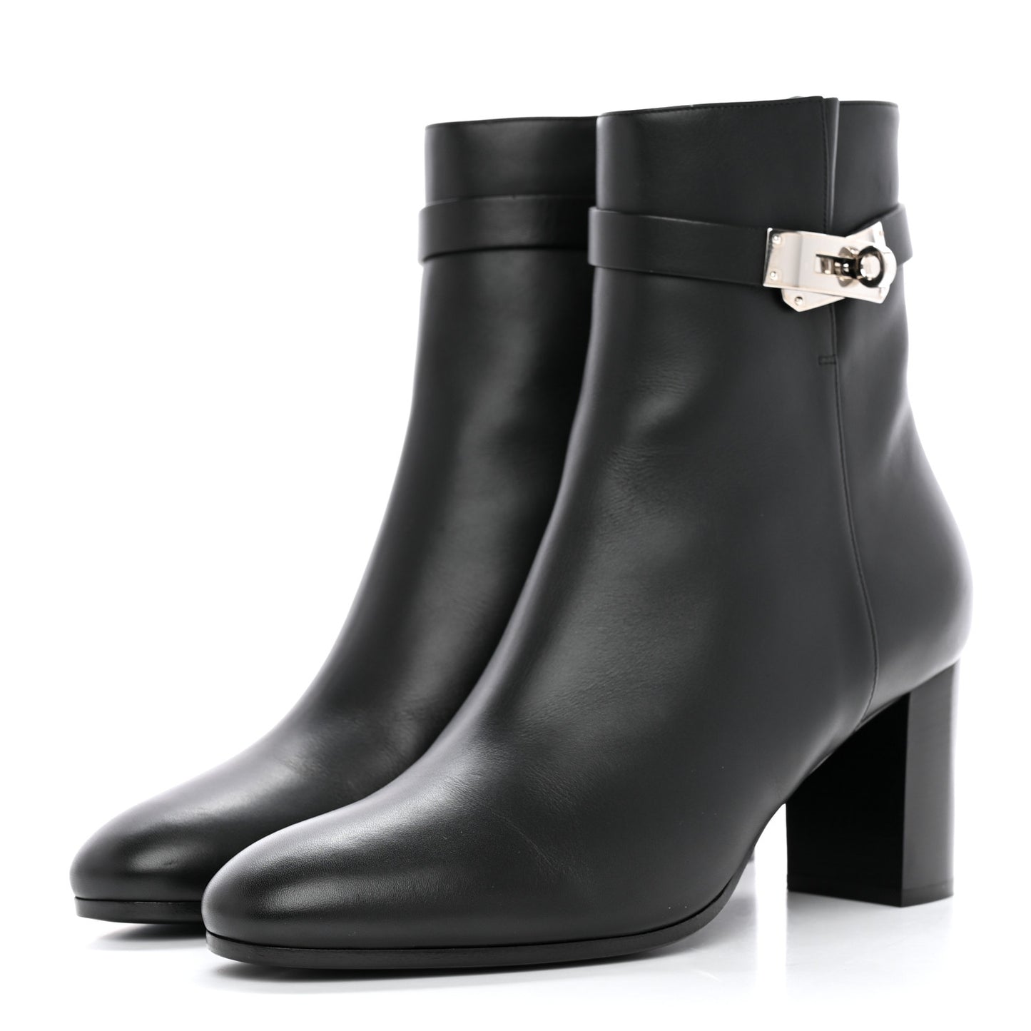 Calfskin Saint Germain Ankle Boots 40 Black