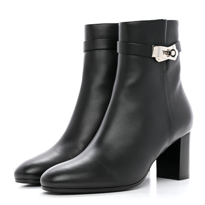 Hermes Calfskin Saint Germain Ankle Boots 40 Black 3 of 9