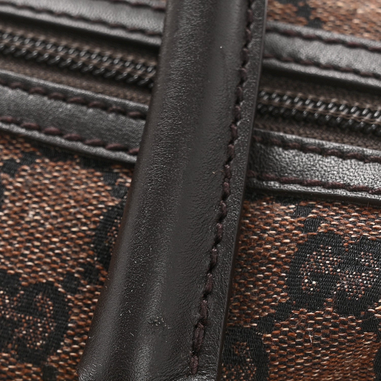 Gucci Monogram Small Boston Dark Brown 12 of 13