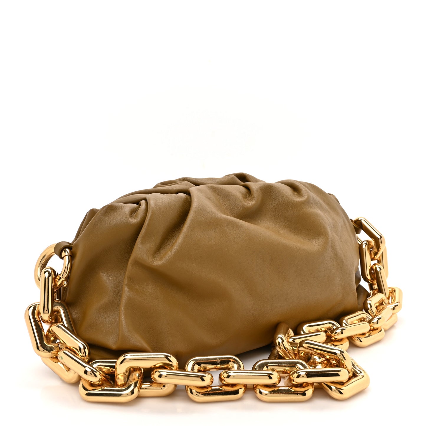 Calfskin The Pouch Chain Cammello
