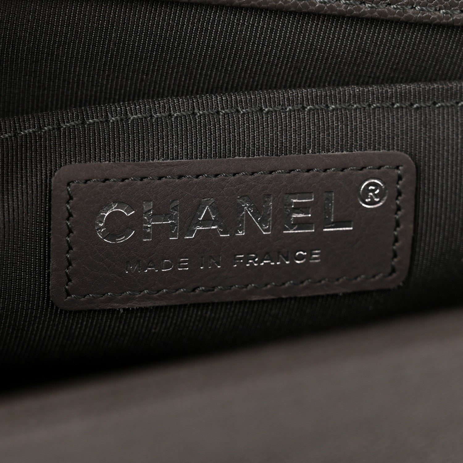 Chanel Caviar Quilted Medium Boy Flap Grey 6 of 11