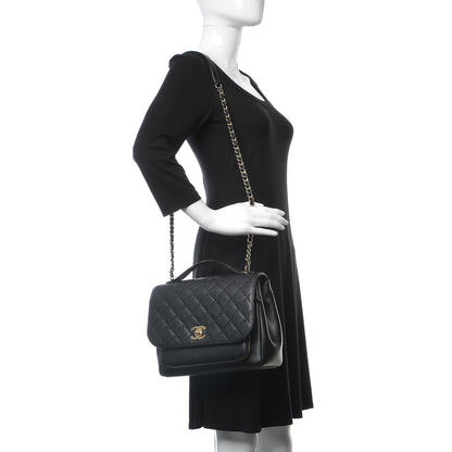 Chanel Caviar Quilted Large Business Affinity Flap Black 2 of 10