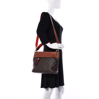 Louis Vuitton Monogram Tuileries Besace Caramel Rouge 2 of 21