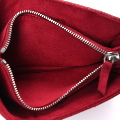 Chanel Caviar Quilted Phone Holder Clutch Red 5 of 8