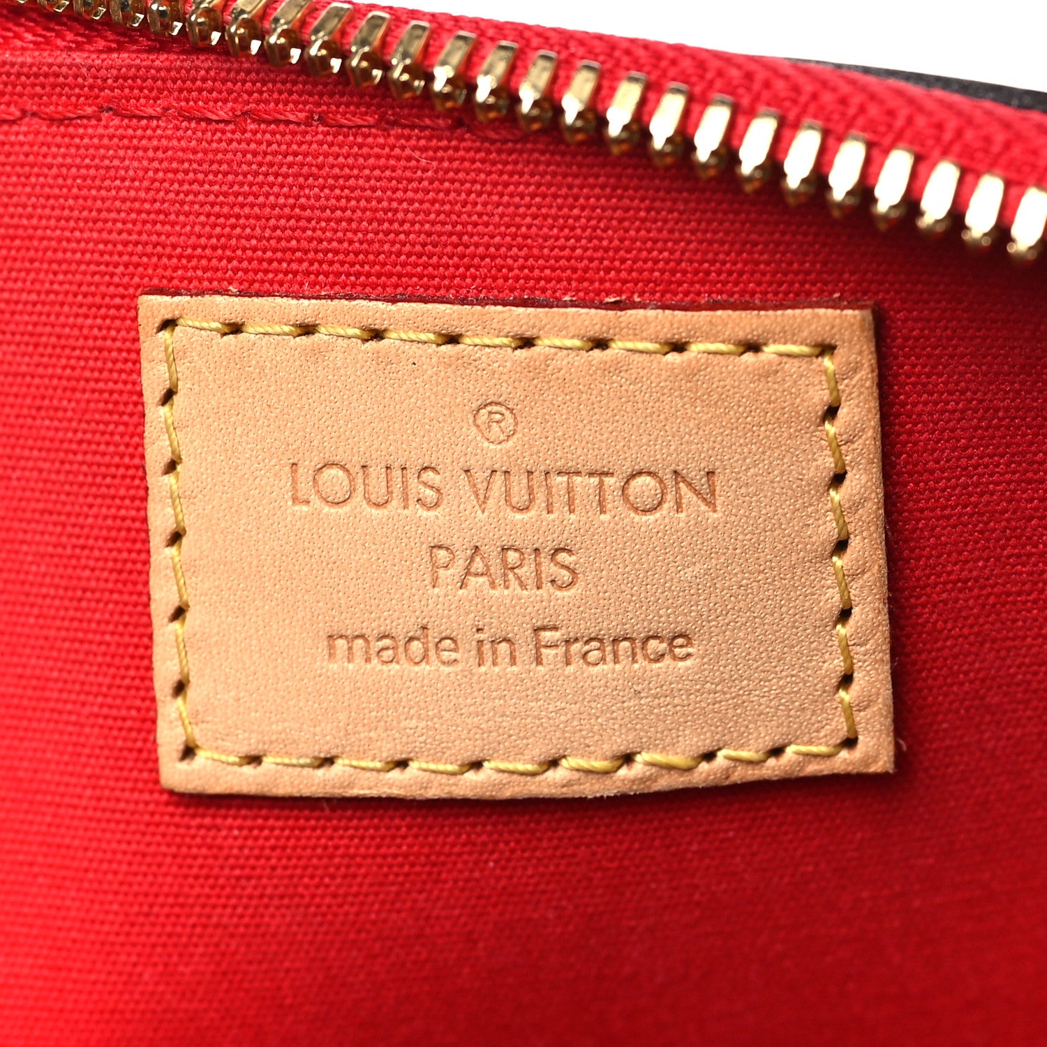 Louis Vuitton Vernis Alma BB Cherry 6 of 9
