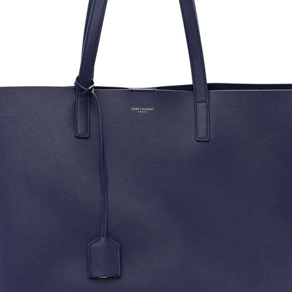 Saint Laurent Calfskin Large Shopping Tote Saphir 8 of 11