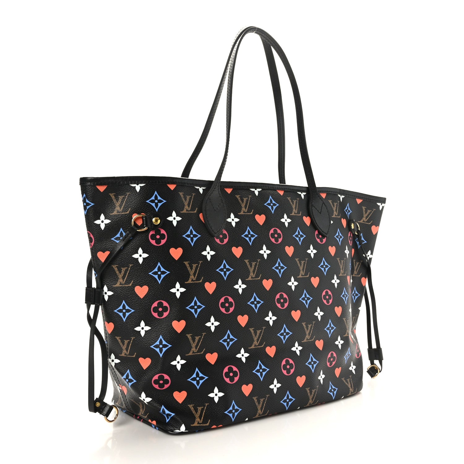 Louis Vuitton Game On Neverfull MM Black 3 of 9