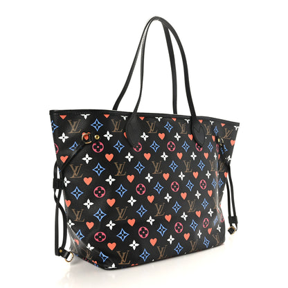 Louis Vuitton Game On Neverfull MM Black 3 of 9