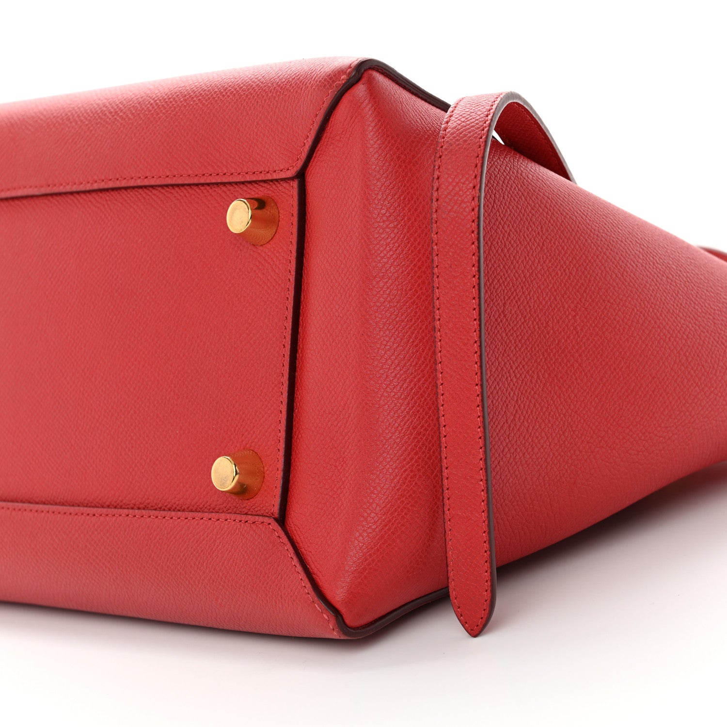 Celine Grained Calfskin Mini Belt Bag Coquelicot 10 of 11