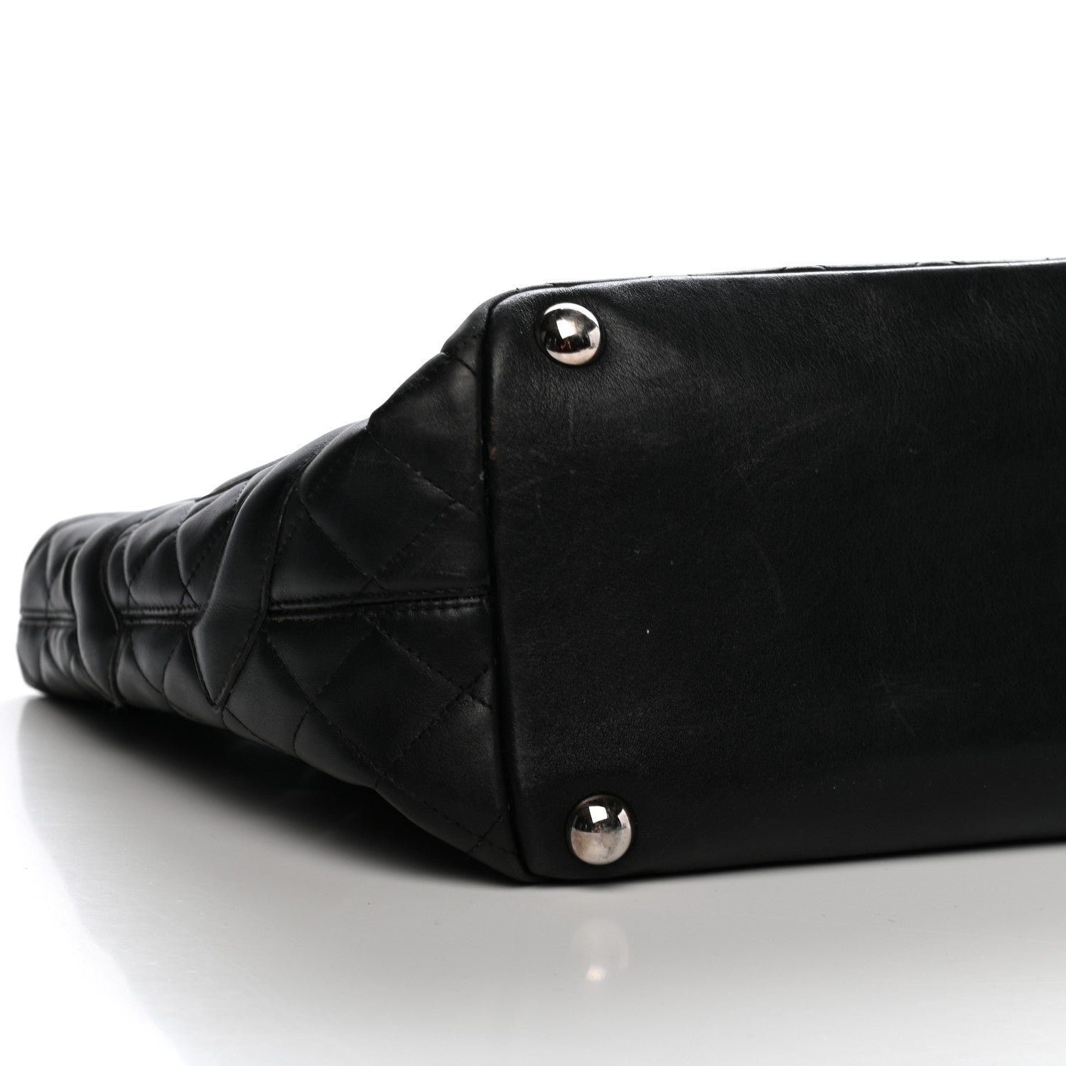 Chanel Calfskin Quilted Large Cambon Tote Black 8 of 12