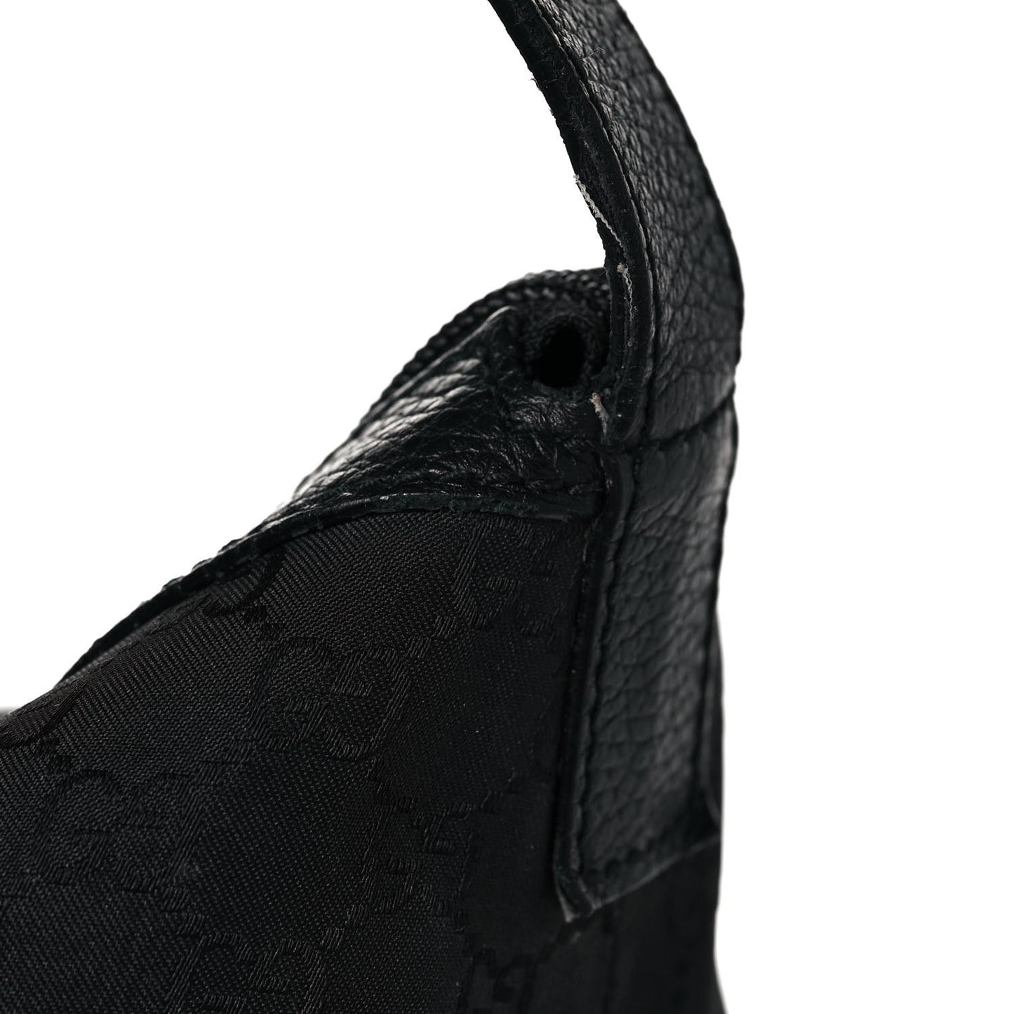 Nylon Monogram Travel Hobo Black