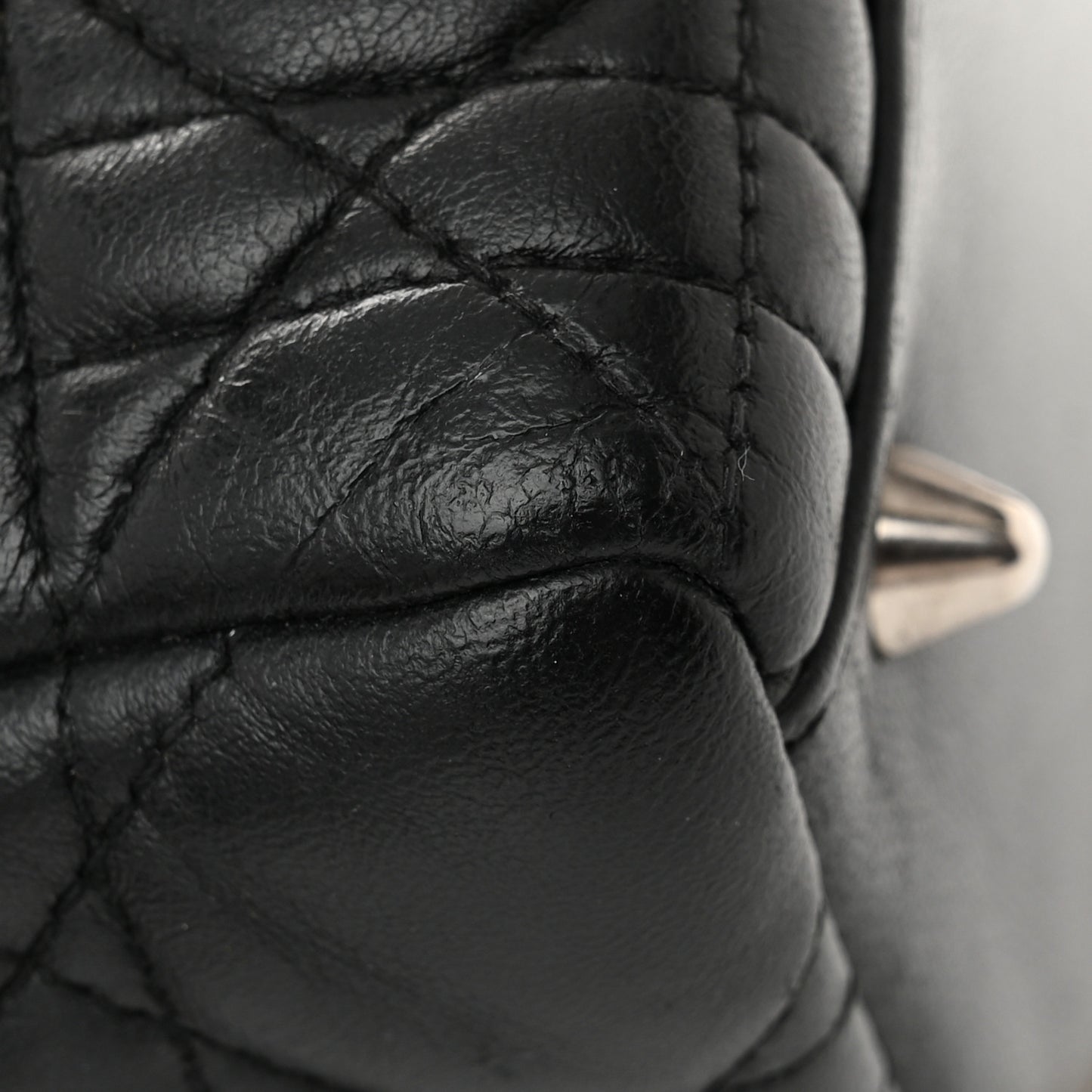 Lambskin Cannage Medium Lady Dior Black