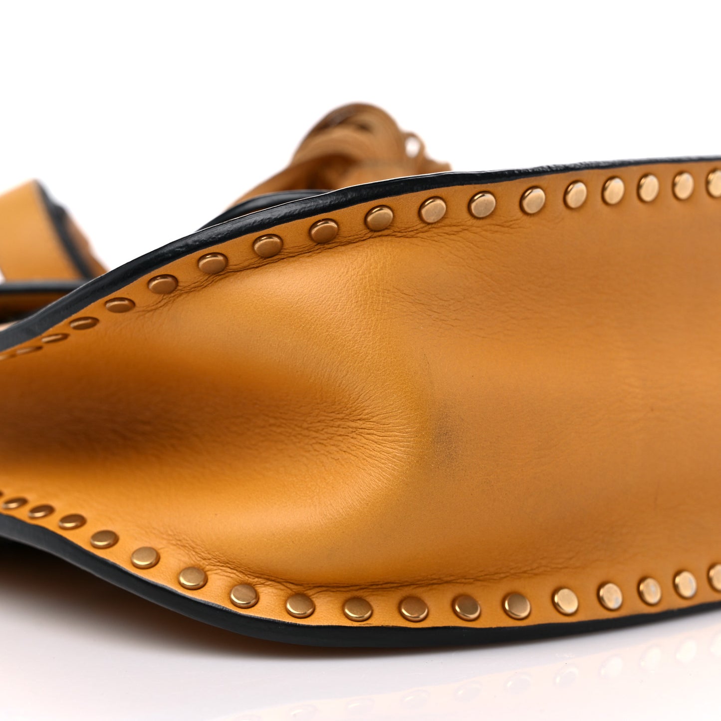 Calfskin Braided Small Hudson Shoulder Bag Sunflower