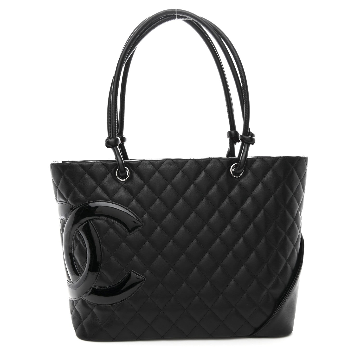 Chanel Calfskin Quilted Large Cambon Tote Black 1 of 10