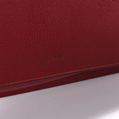 Gucci Calfskin Osiride Future Top Handle Bag Red 10 of 12