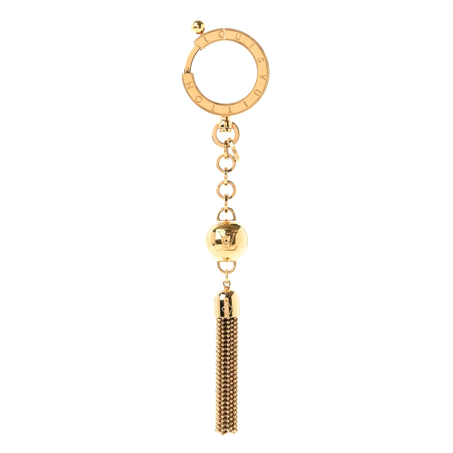 Goldtone Swing Key Holder and Bag Charm